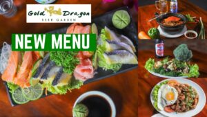 New menu at Gold Dragon Restaurant - Ha Tien Vegas Hotel